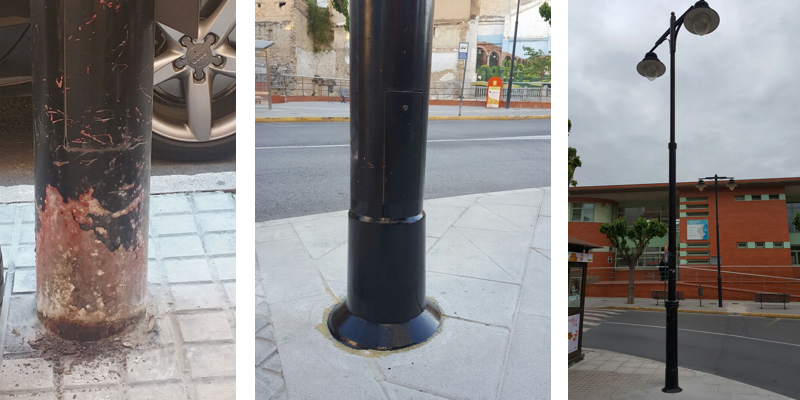 El Ayuntamiento de Ontinyent instala nuestros sistema de protección UltraProtek®, en la avenida Almaig.